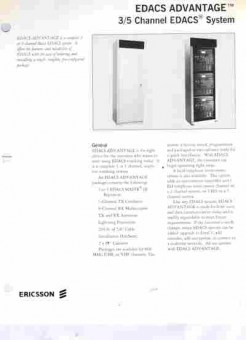 Буклет Ericsson EDACS Advantage 3 5 channel EDACS System, 55-1443, Баград.рф